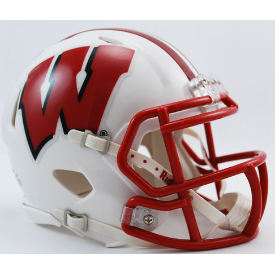 Wisconsin Badgers NCAA Mini Speed Football Helmet- NCAA