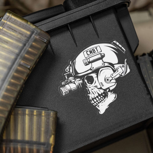 Skull Operator CMBT Decal Sticker
