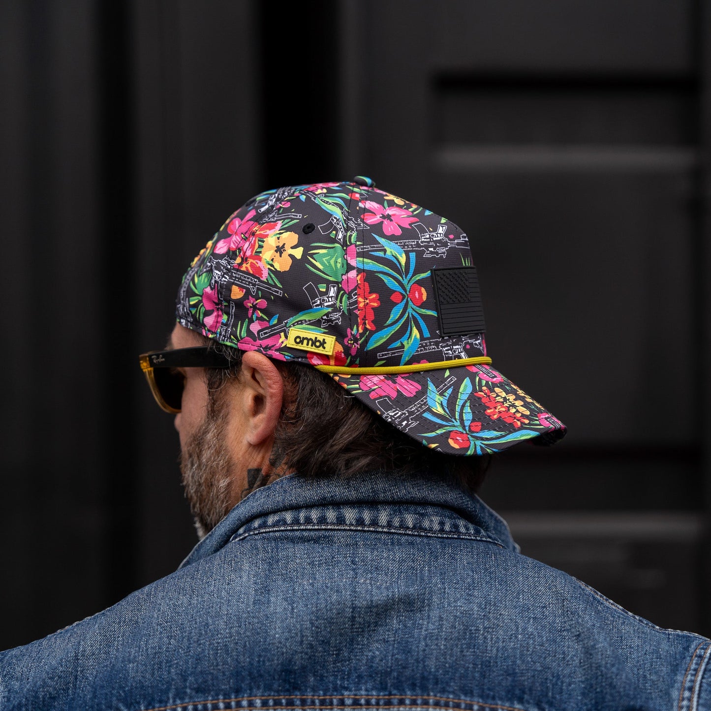 American Flag PVC Patch Waterproof Weekender Snapback