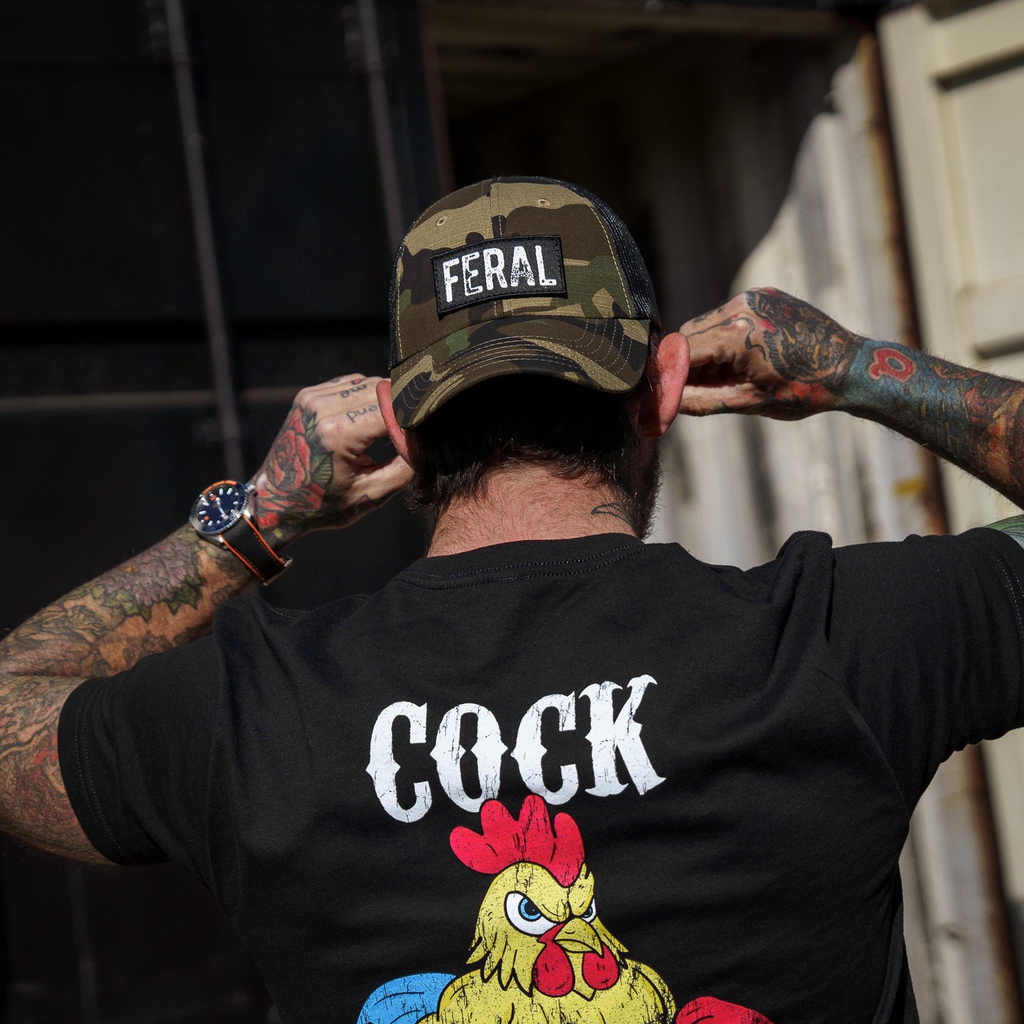 Feral Patch RipStop Mesh Snapback Hat
