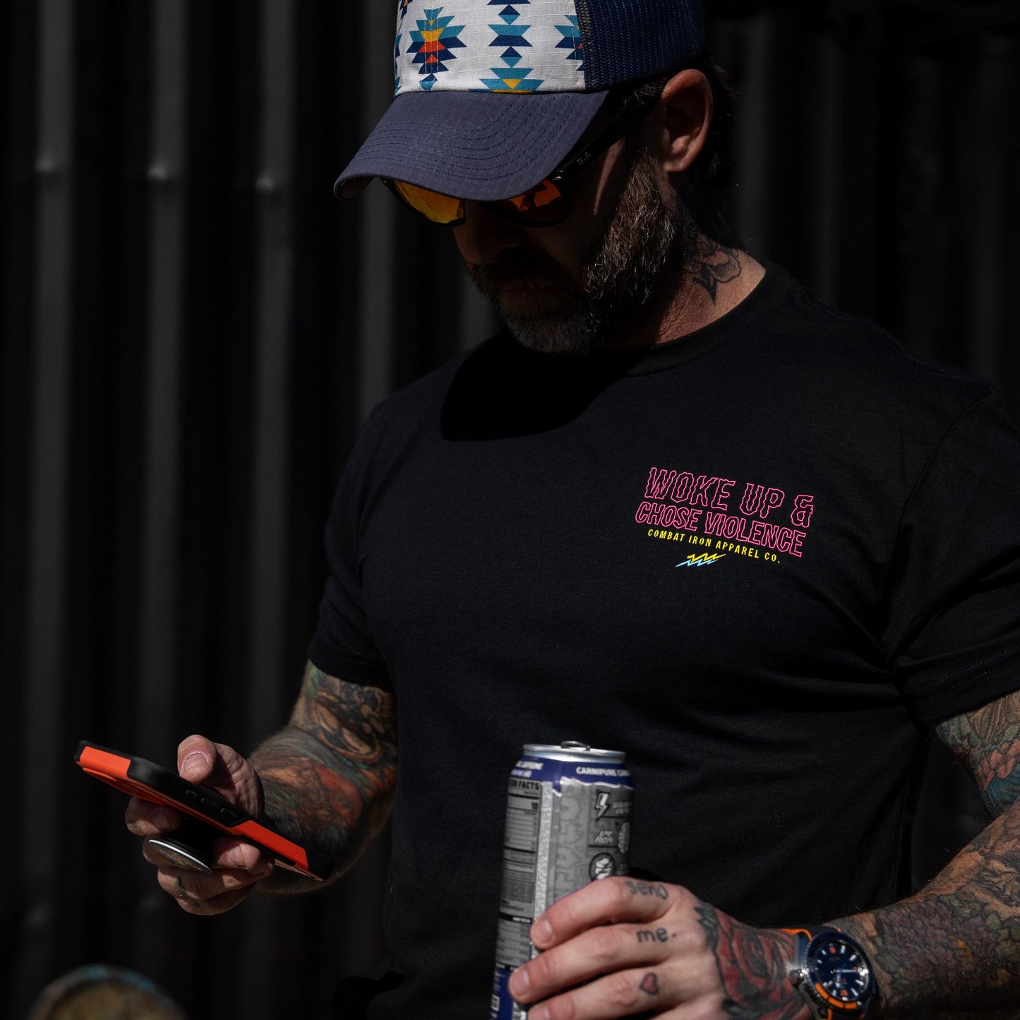 Woke Up & Chose Violence Men's T-Shirt