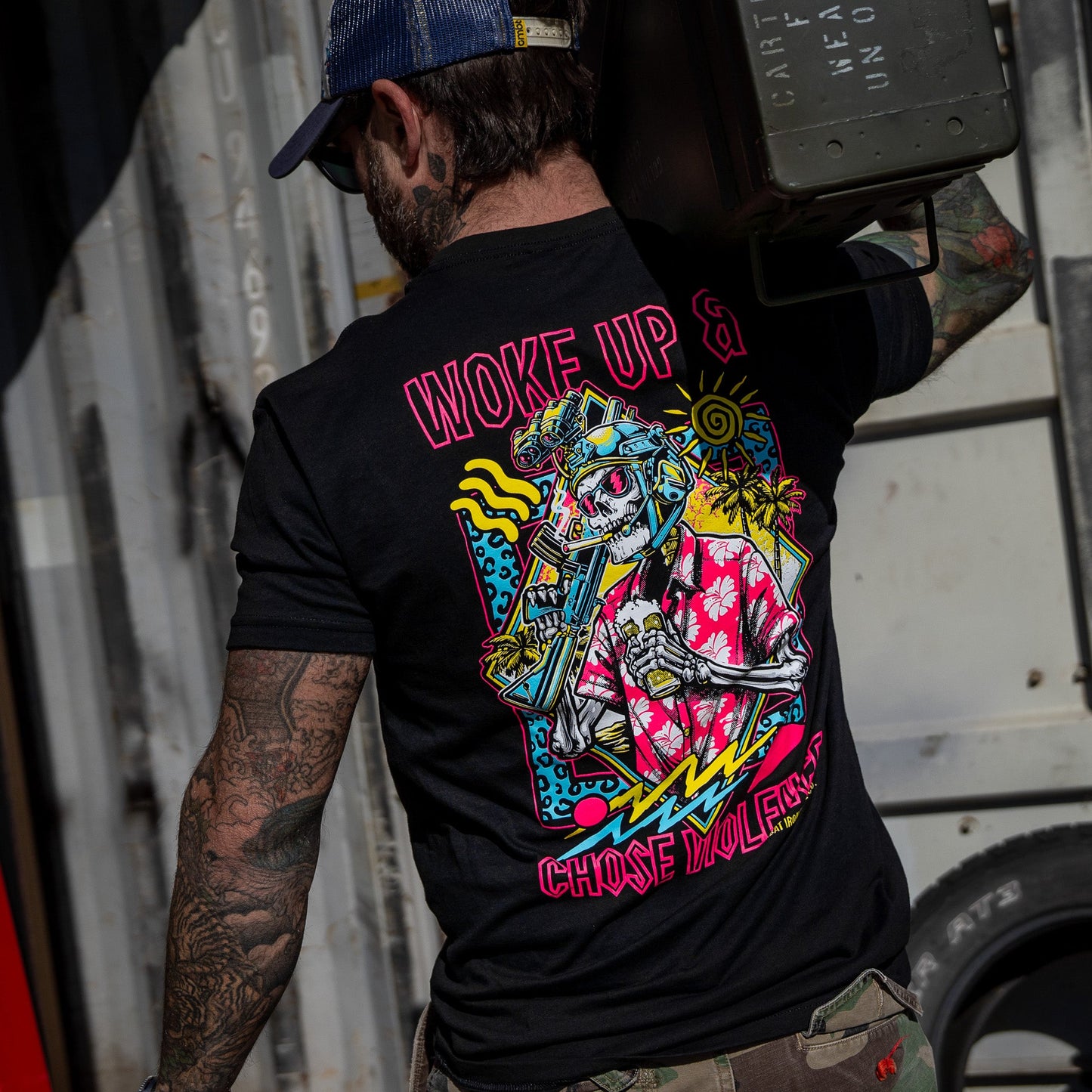 Woke Up & Chose Violence Men's T-Shirt