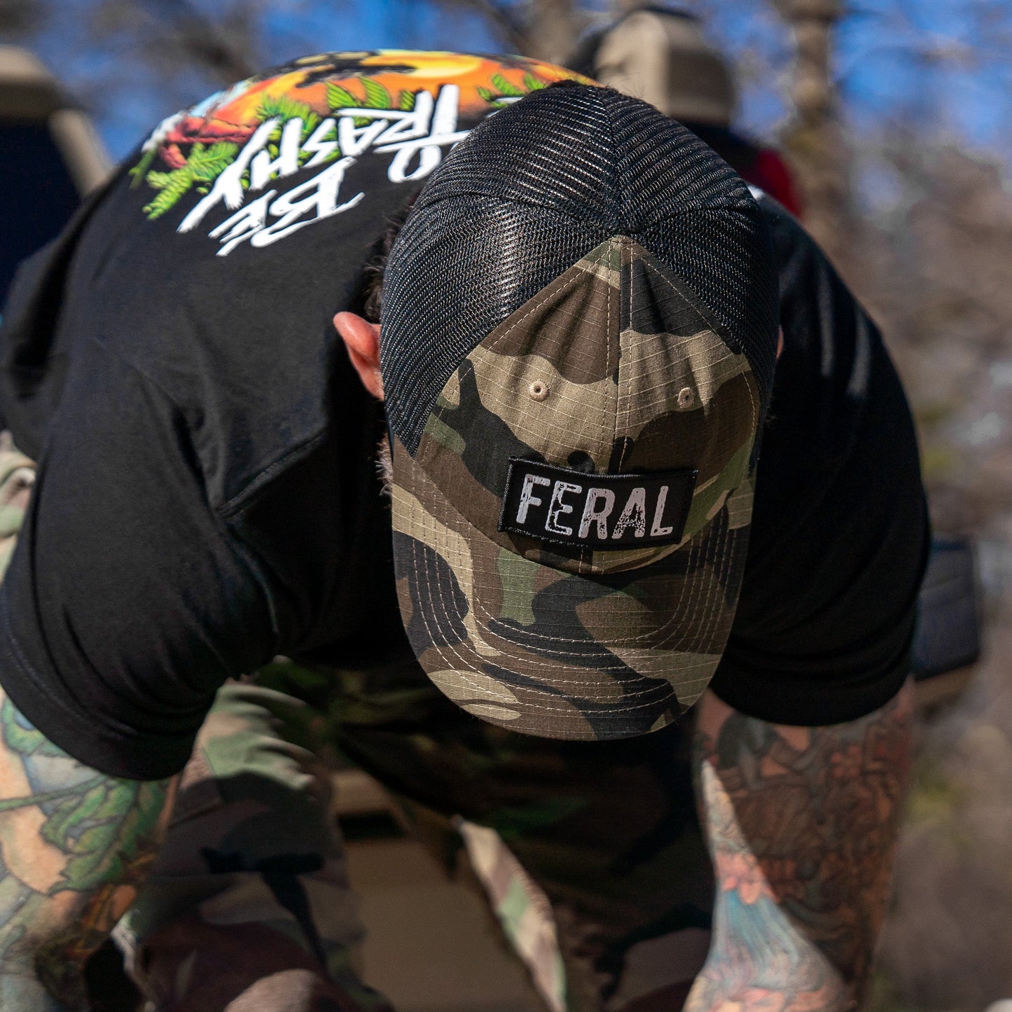 Feral Patch RipStop Mesh Snapback Hat