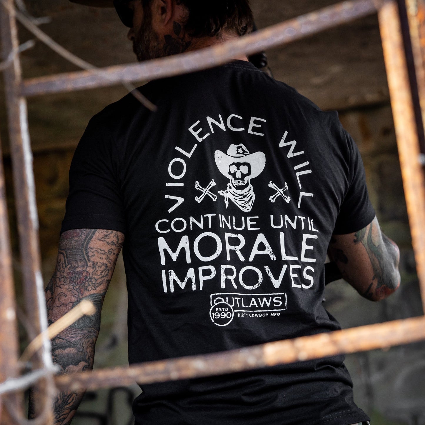 Violence Will Continue Until Morale Improves Men's T-Shirt