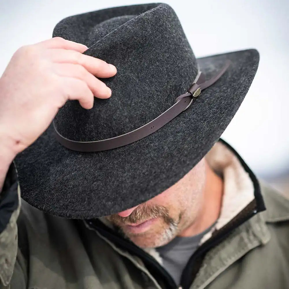 Scala Anchorage - Crushable Wool Felt Outback Hat