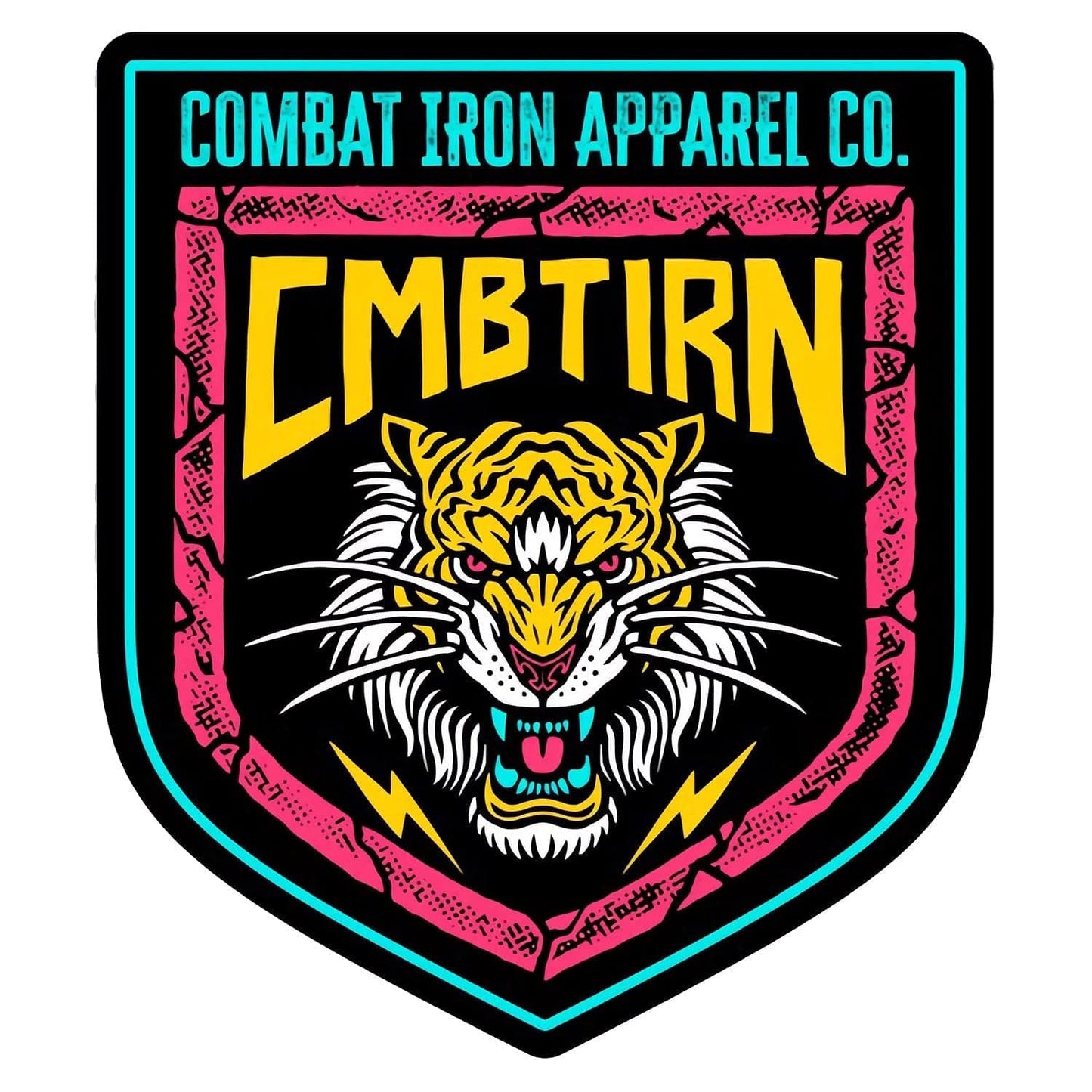 Retro Lion Branded Decal Sticker