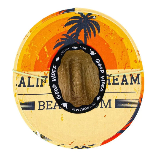 Peter Grimm Beach Bum - Rye Straw Lifeguard Hat