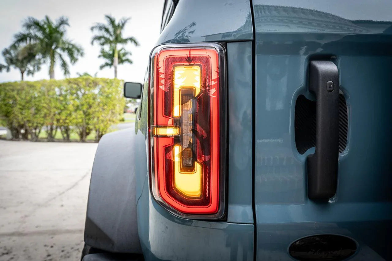 Bigfoot aka Sasquatch in the Woods Tail Light Overlays - 2021+ Bronco