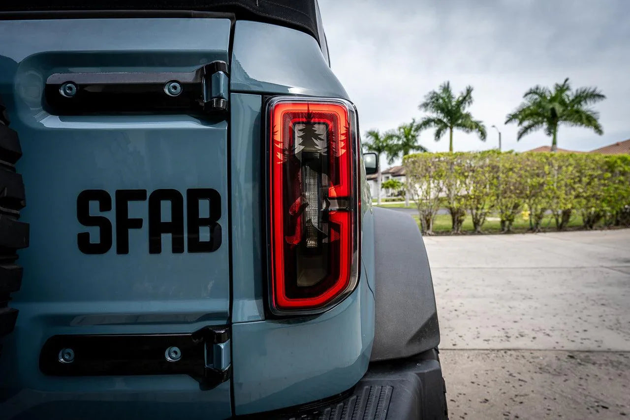 Bigfoot aka Sasquatch in the Woods Tail Light Overlays - 2021+ Bronco