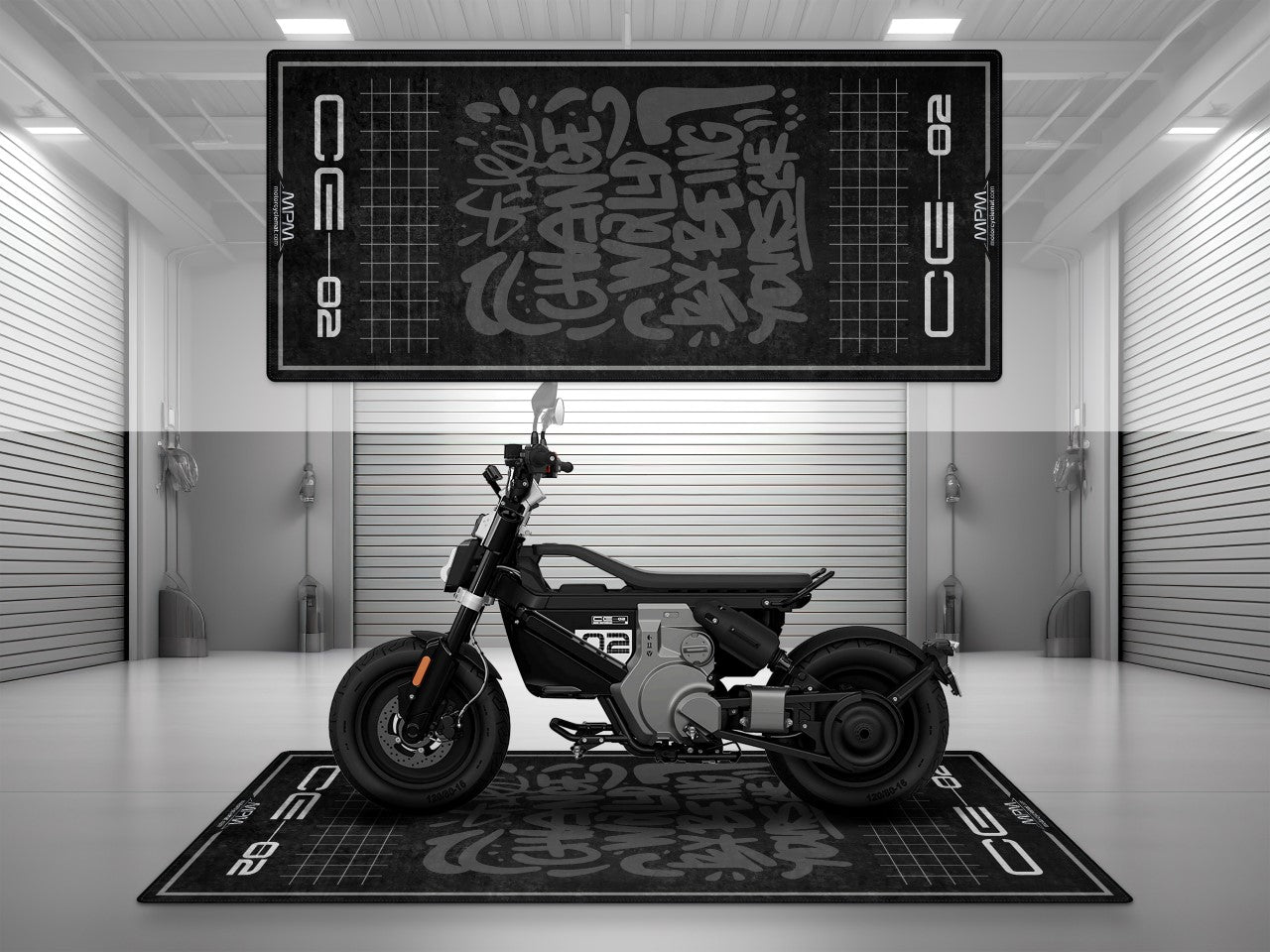 MPM Motorcycle Mat for BMW CE02 - MM4102