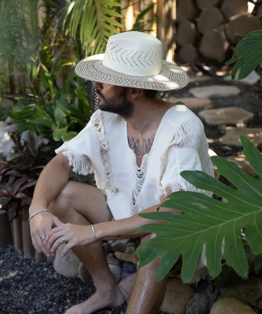 Peter Grimm Buenos Aires - Wide Brim Straw Fedora Hat