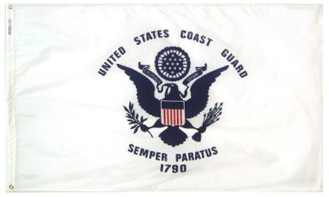 Coast Guard Outdoor Flag – Military Quality, Made in USA (Nylon or Polyester)