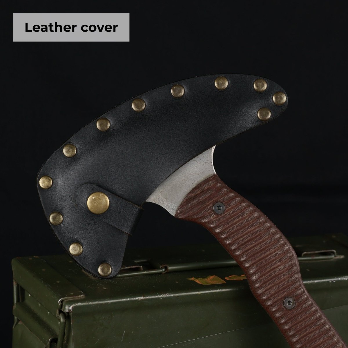 Combat tomahawk "Barong" with polymer composite handle