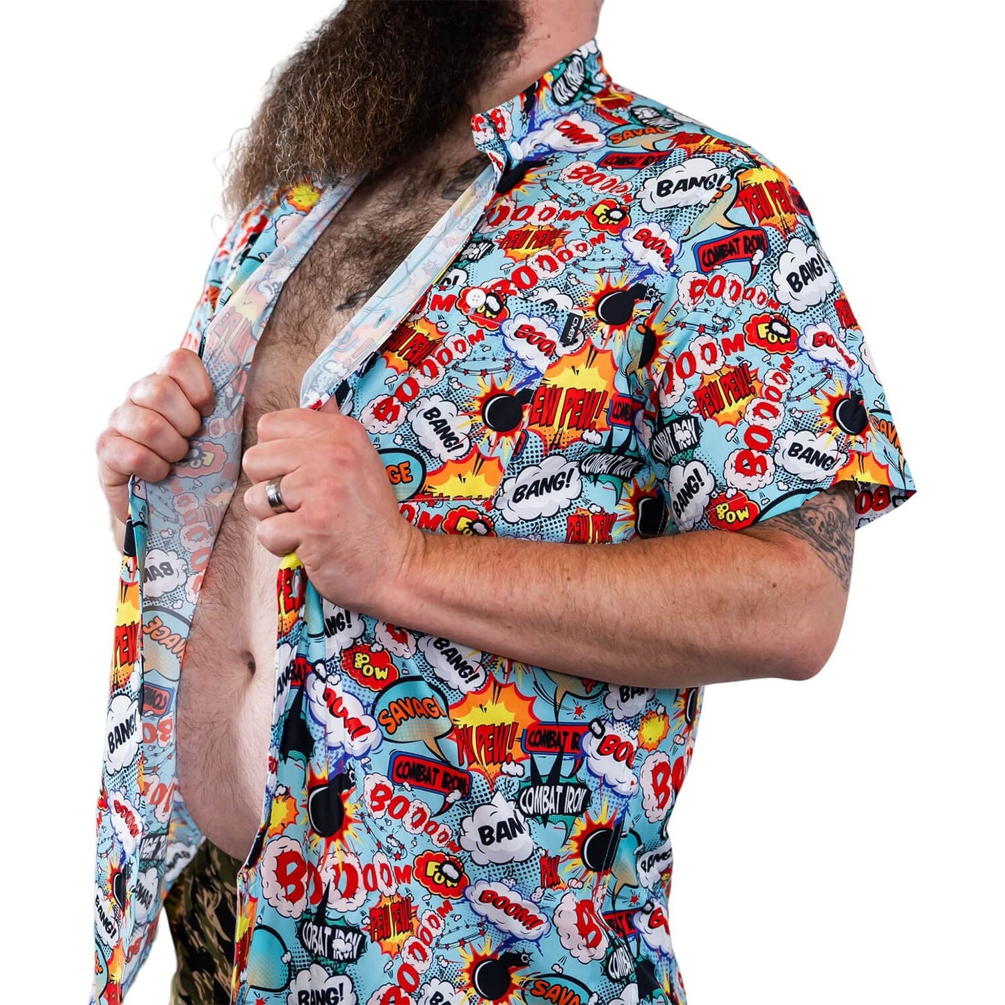 Men's Flex Button Up