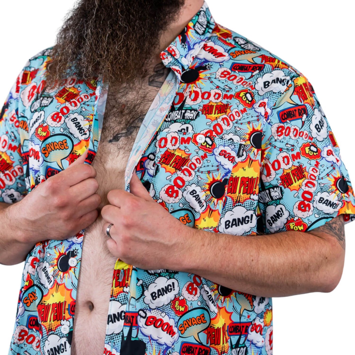 Men's Flex Button Up