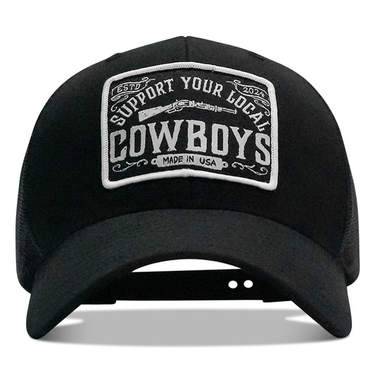 Support Your Local Cowboys Patch Snapback Hat