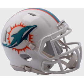 Miami Dolphins NFL Mini Speed Football Helmet