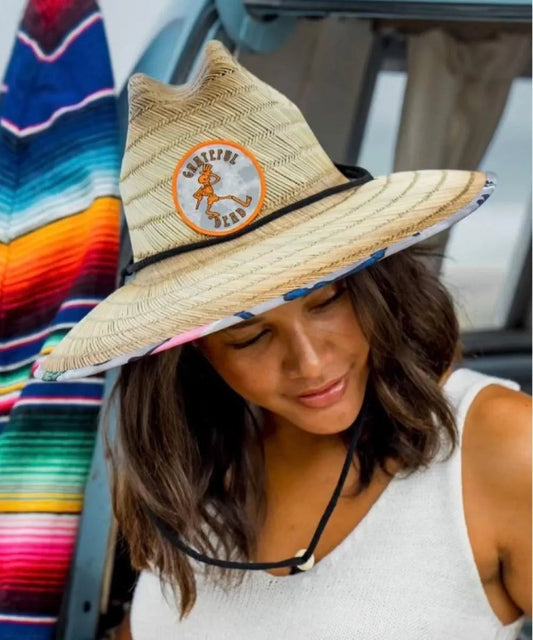 Peter Grimm Grateful Dead Friendly Lifeguard - Rye Straw Lifeguard Hat