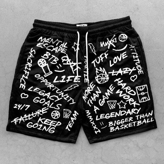 Emotions - Shorts - Black