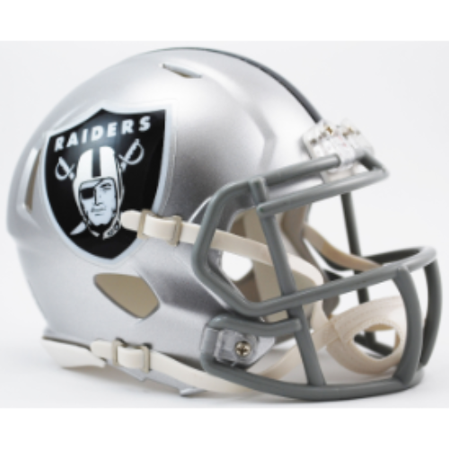 Las Vegas Raiders NFL Mini Speed Football Helmet