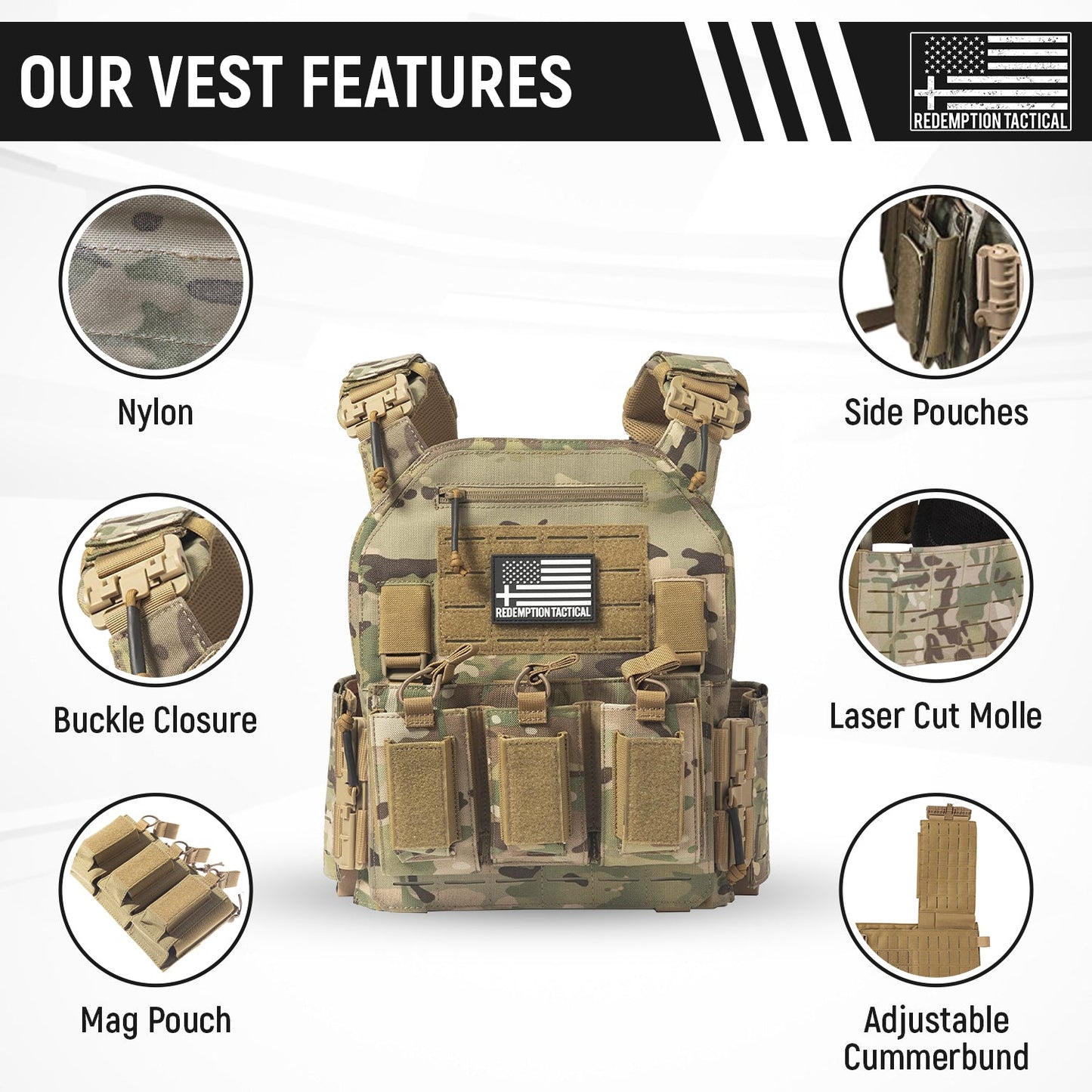 Redemption Tactical "CRUSADER 2.0"® V4 Vest
