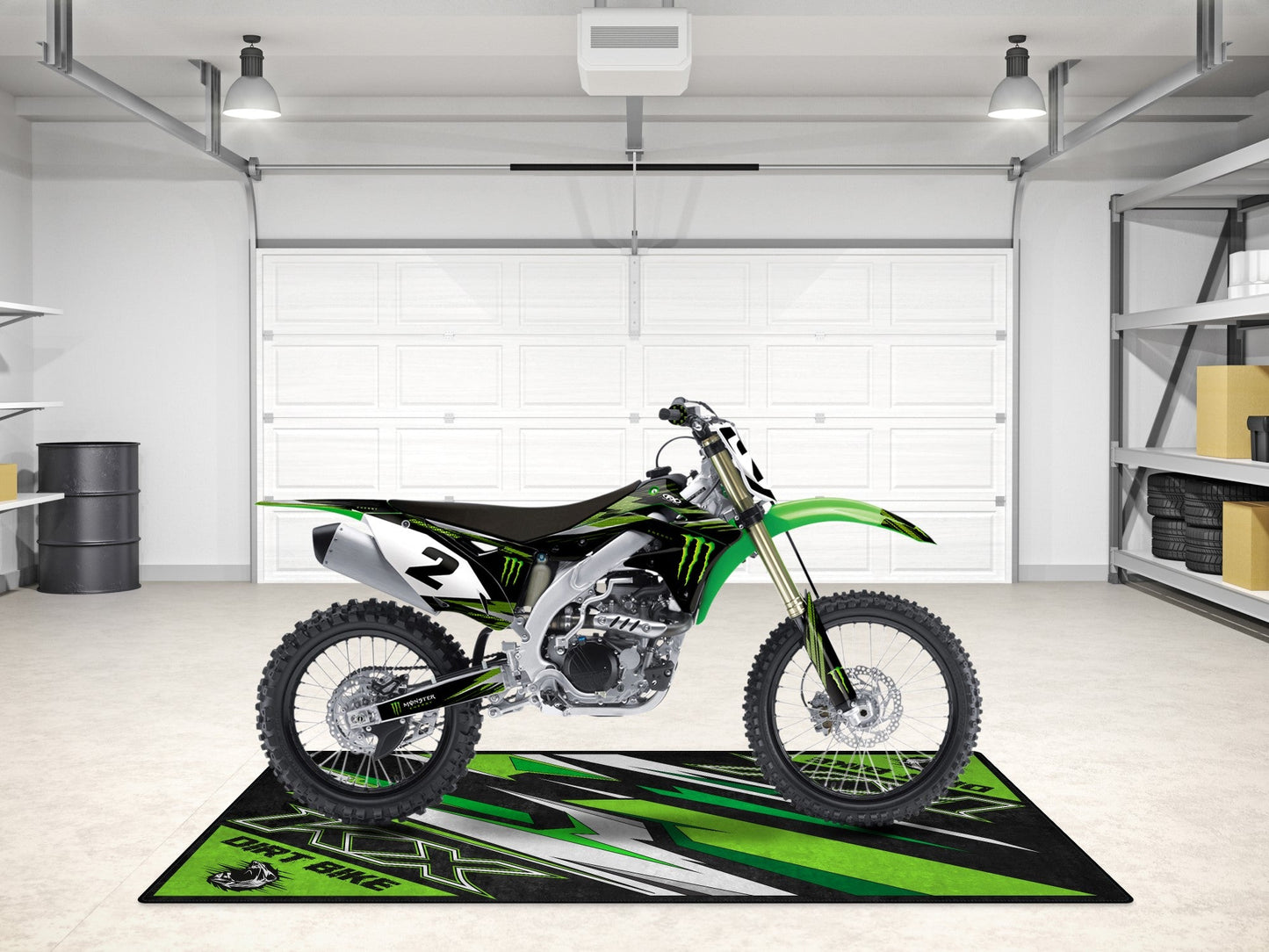 MPM Motorcycle Mat for Kawasaki KX - MM7252