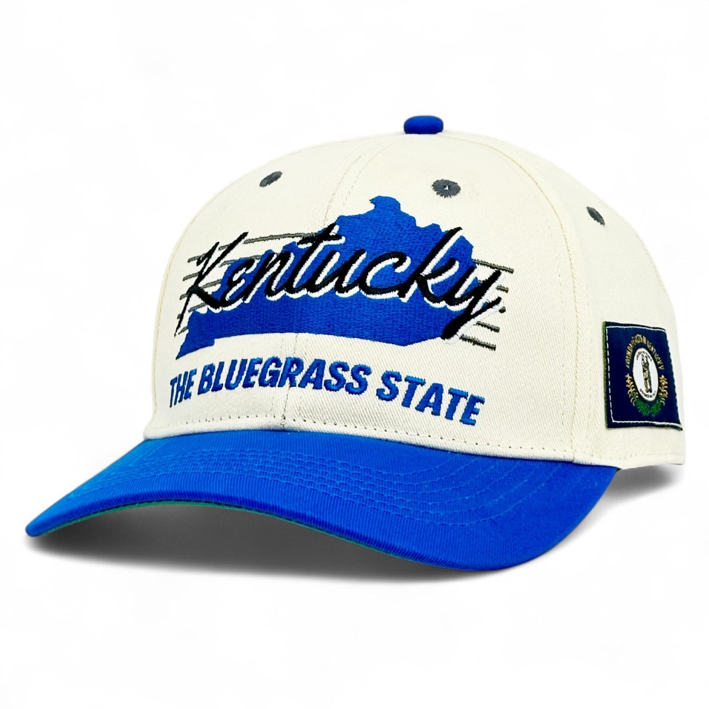 Kentucky Snapback - The Rupp (Cream/Blue)
