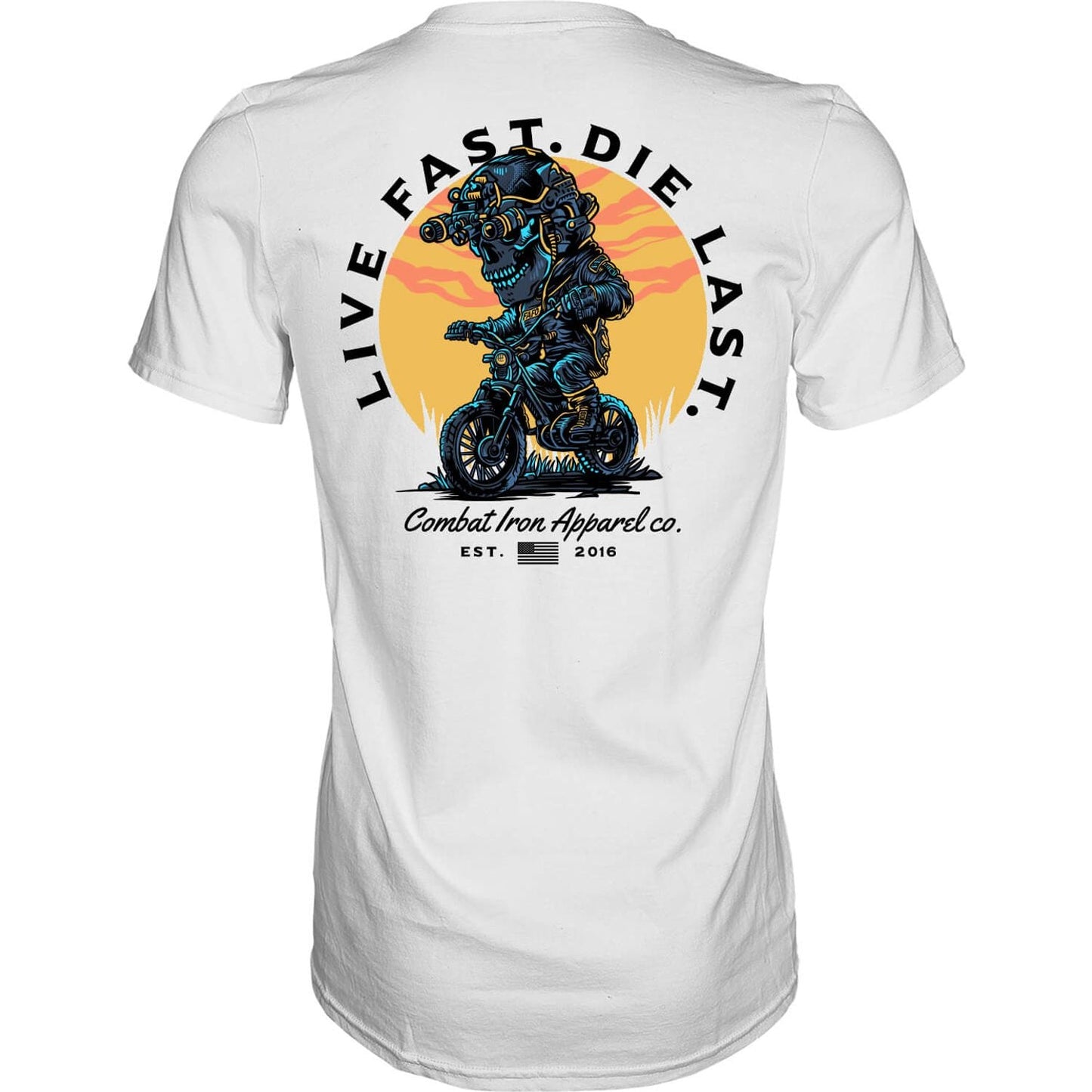 Live Fast. Die Last. Men's T-Shirt