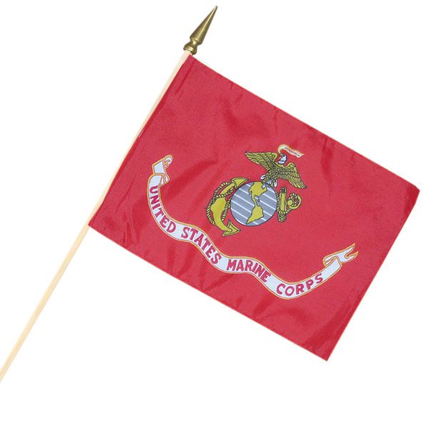 Marine Corps Cemetery Flag 12"x18"