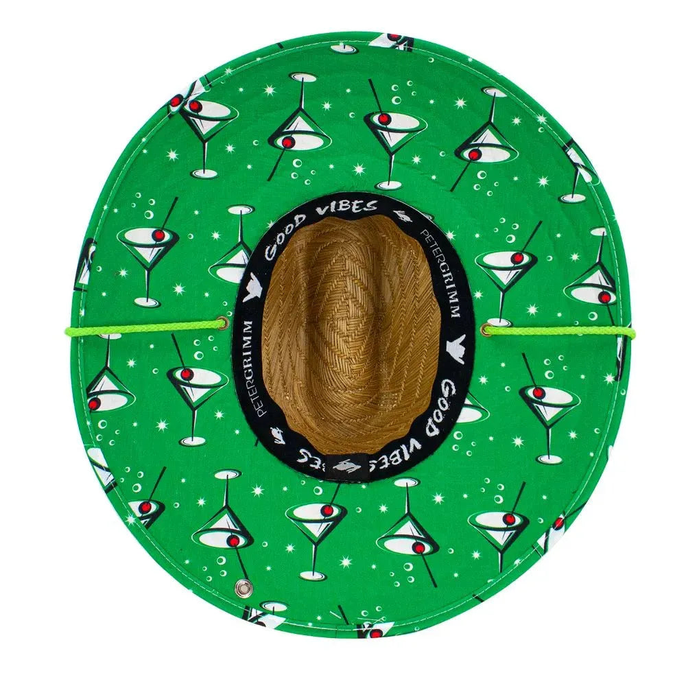 Peter Grimm Martini - Rye Straw Lifeguard Hat