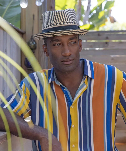 Peter Grimm Mazatlan - Straw Fedora Hat