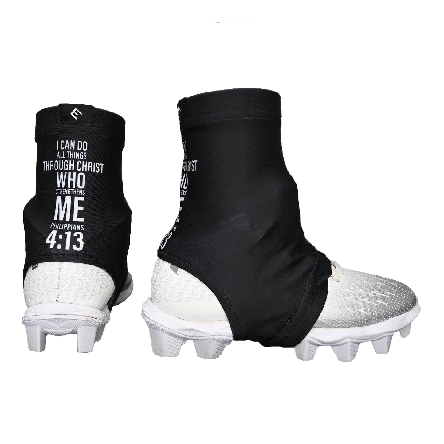 Philippians 4:13 Cross Cleat Covers (Spats)