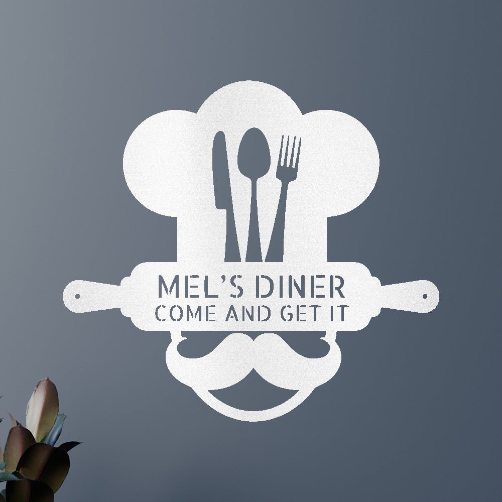 Home Chef Personalized Gifts - Custom Metal Sign
