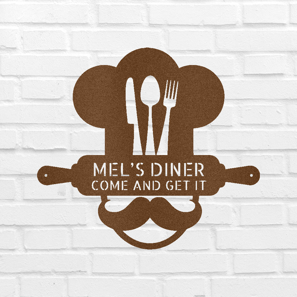 Home Chef Personalized Gifts - Custom Metal Sign
