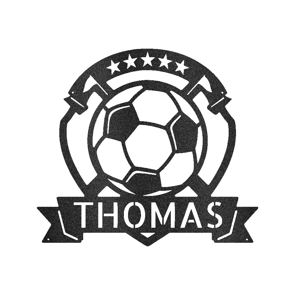 Soccer Plaque Personalized Gifts - Custom Metal Sign