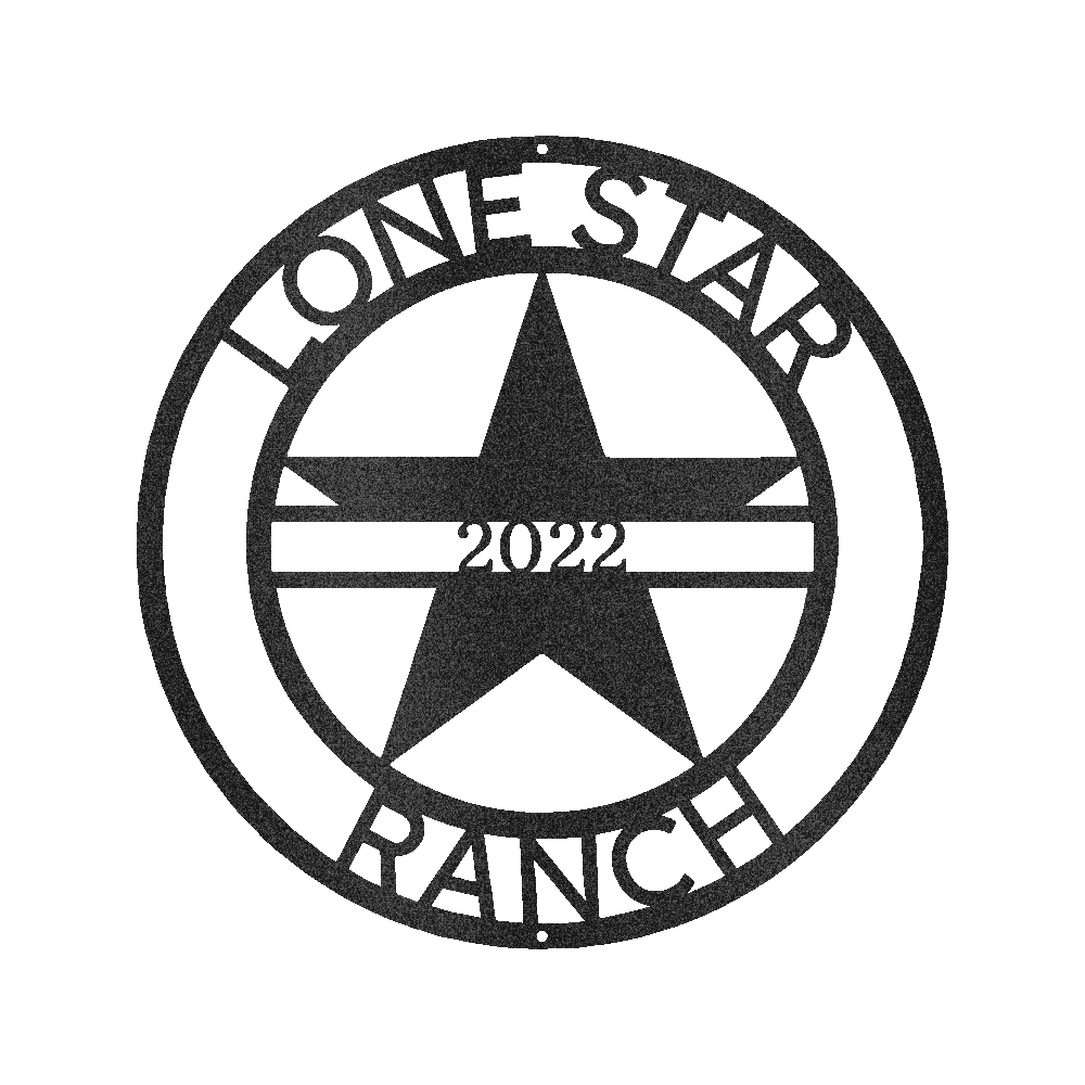 The Lone Star State Symbol Personalized Gifts - Custom Metal Sign