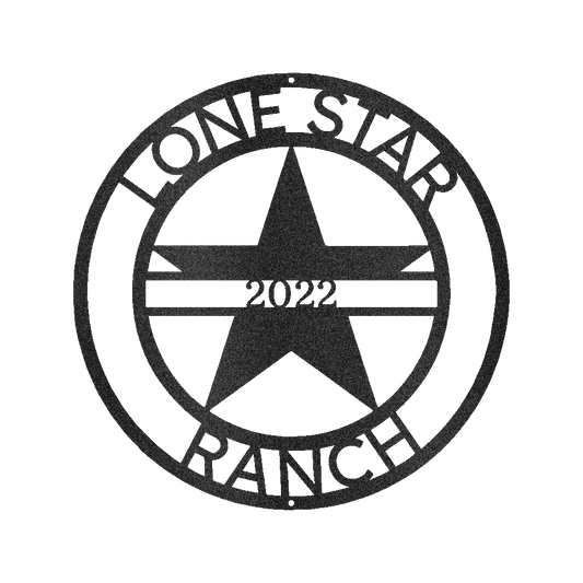 The Lone Star State Symbol Personalized Gifts - Custom Metal Sign