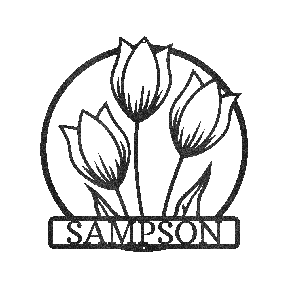 Wild Tulip Personalized Gifts - Custom Metal Sign