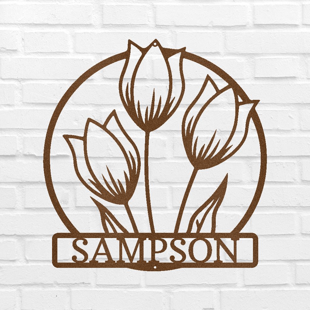 Wild Tulip Personalized Gifts - Custom Metal Sign