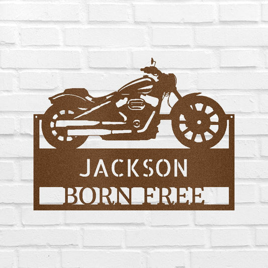 Motorcycle Personalized Gifts - Custom Metal Sign