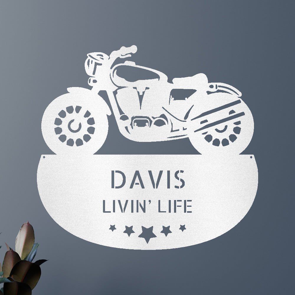 Motorcycle Personalized Gifts - Custom Metal Sign