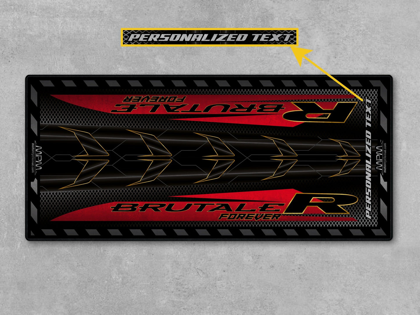 MPM Motorcycle Mat for MV Agusta Brutale R - U1503