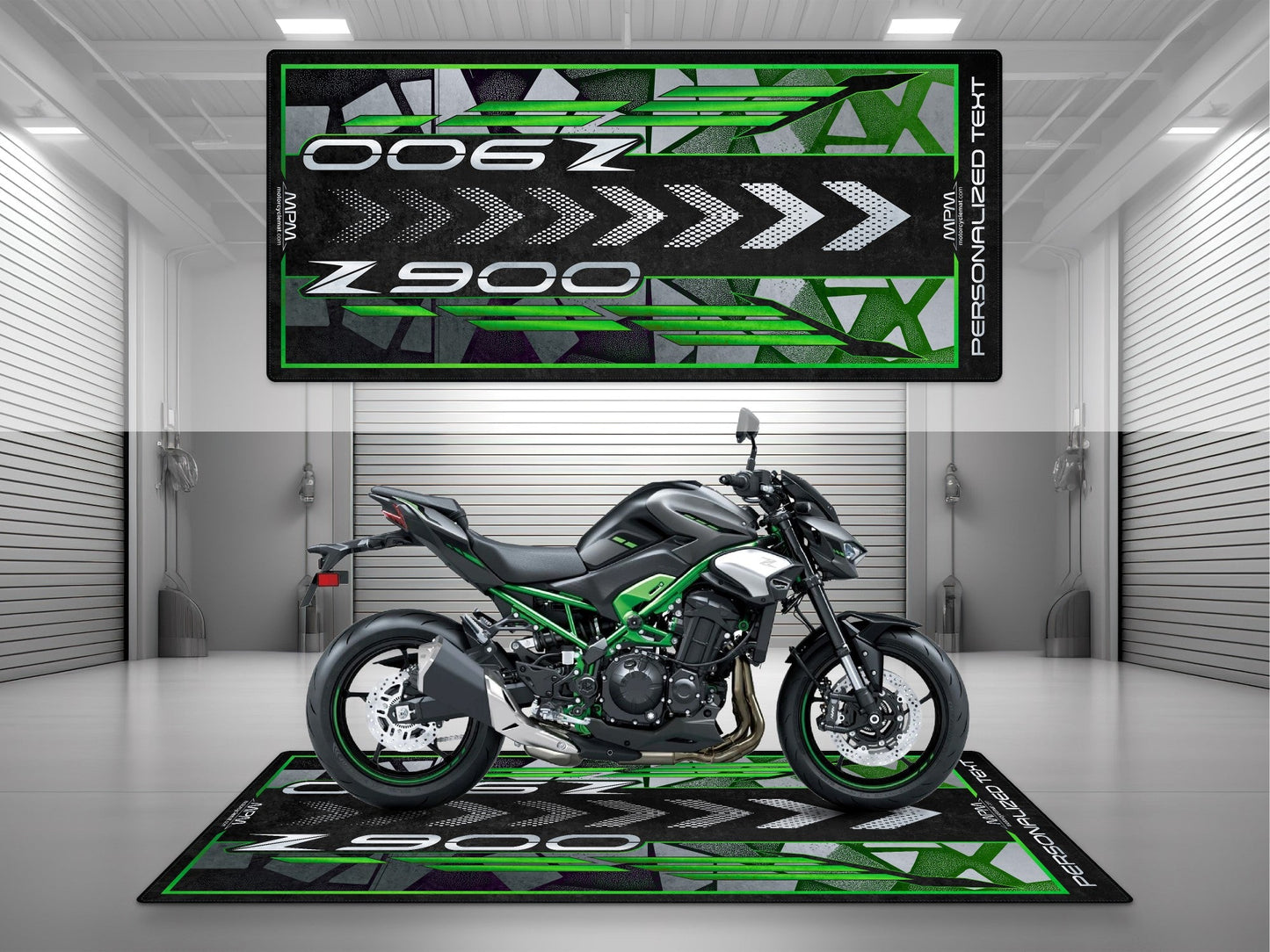 MPM Motorcycle Mat for Kawasaki Z900 - U203