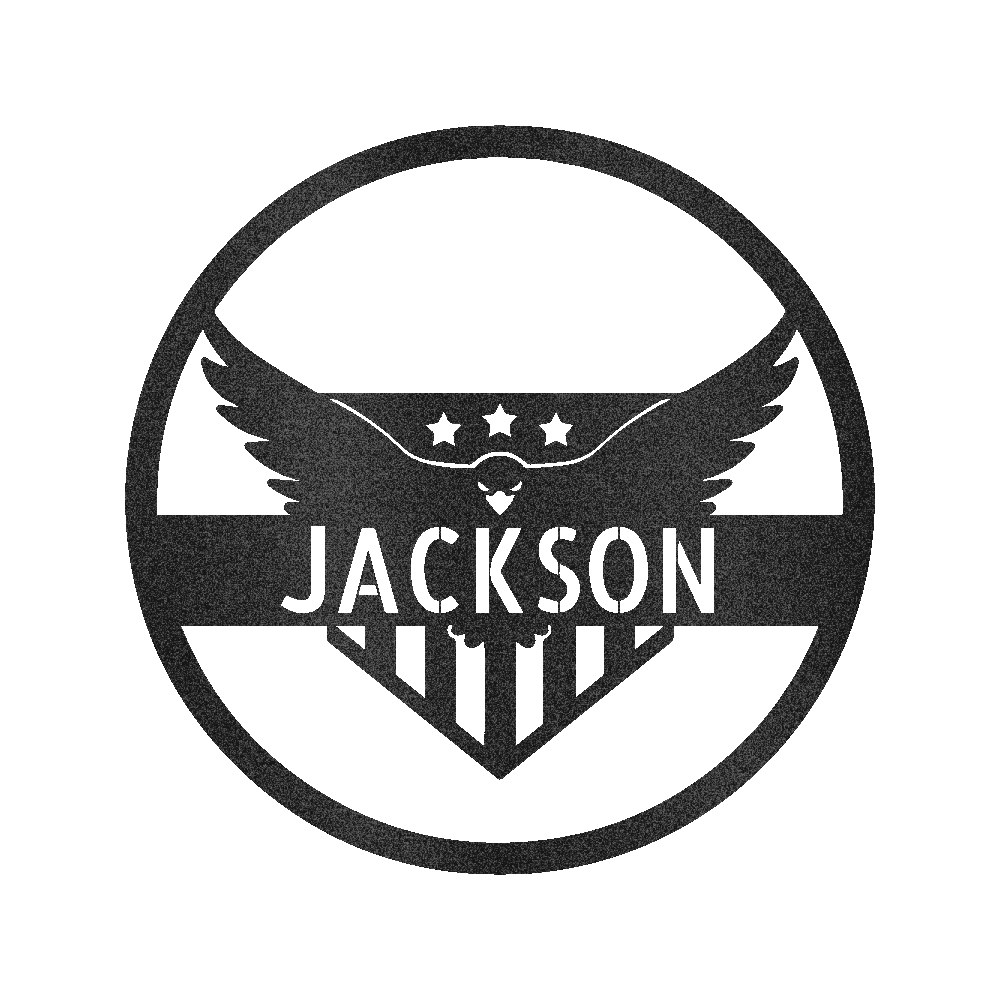 Attacking Eagle Personalized Gifts - Custom Metal Sign