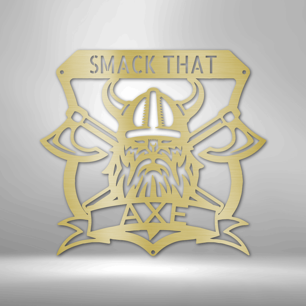 Battle Axe Plaque Personalized Gifts - Custom Metal Sign