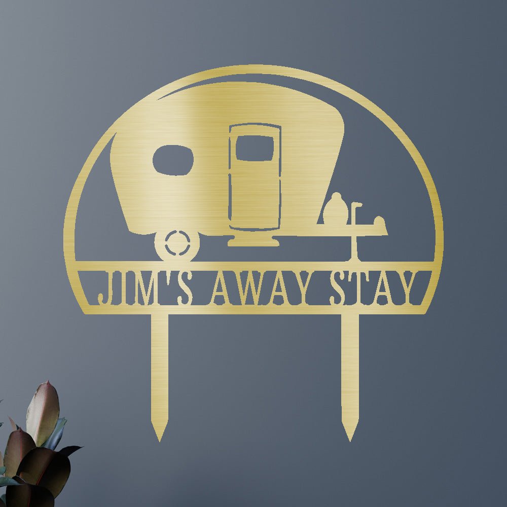 Camper Yard Personalized Gifts - Custom Metal Sign