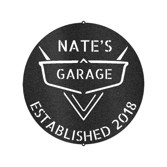 Classic Car Garage Personalized Gifts - Custom Metal Sign