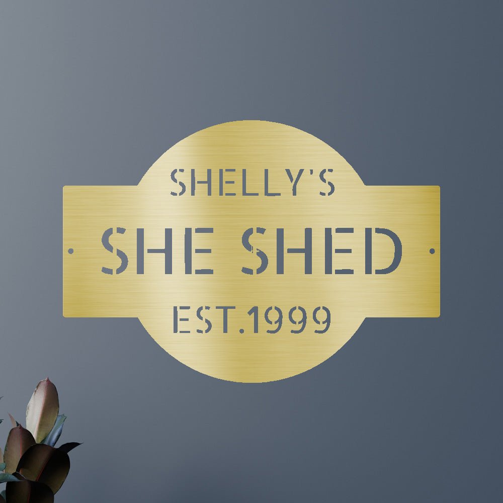 Custom Plaque Personalized Gifts - Custom Metal Sign