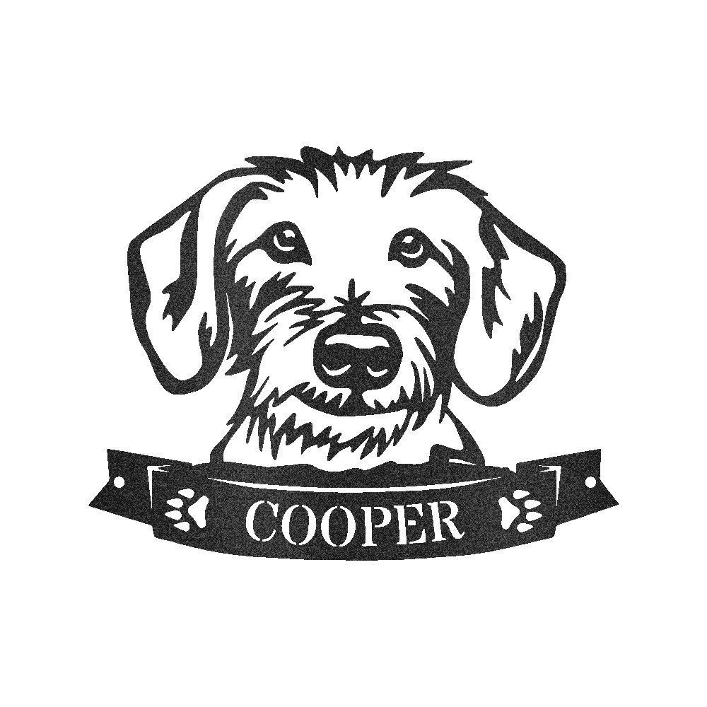 Dachshund Face Personalized Gifts - Custom Metal Sign