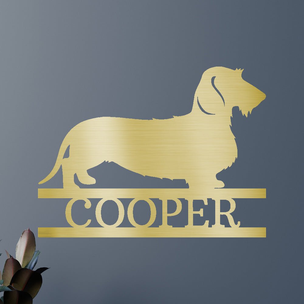 Dachshund Personalized Gifts - Custom Metal Sign